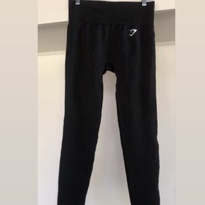 Gymshark Vital Seamless Leggins Black Marl Medium